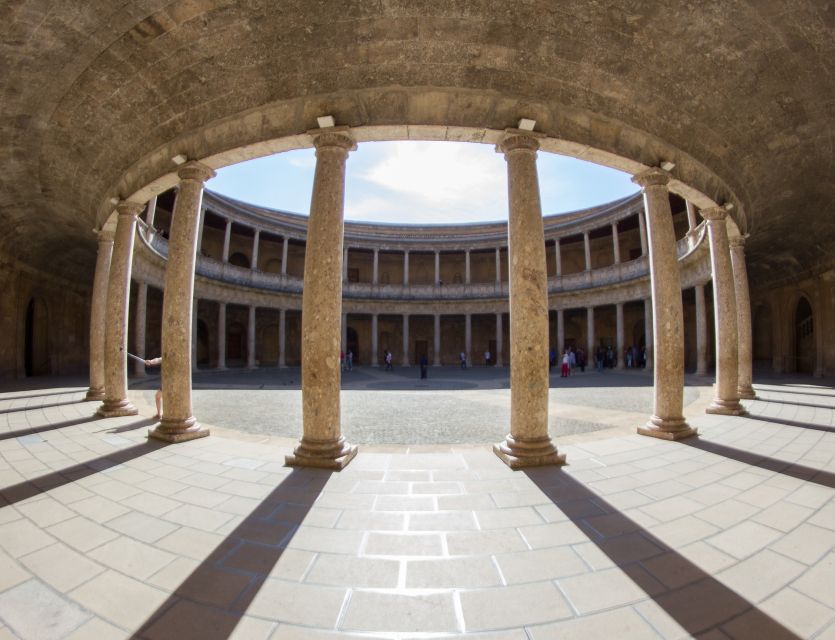 Alhambra's Gardens: Generalife, Partal, Alcazaba, & Carlos V - Where to meet: the mural map and a pink flag