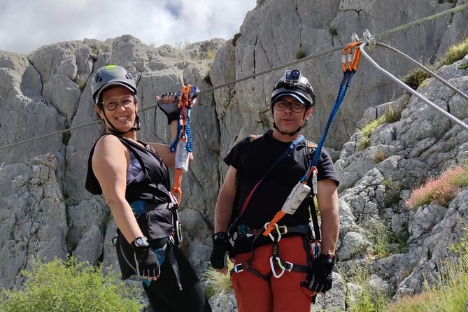 Climbing the John Hogbin Via Ferrata with Lunch - Quick hits before you clip in