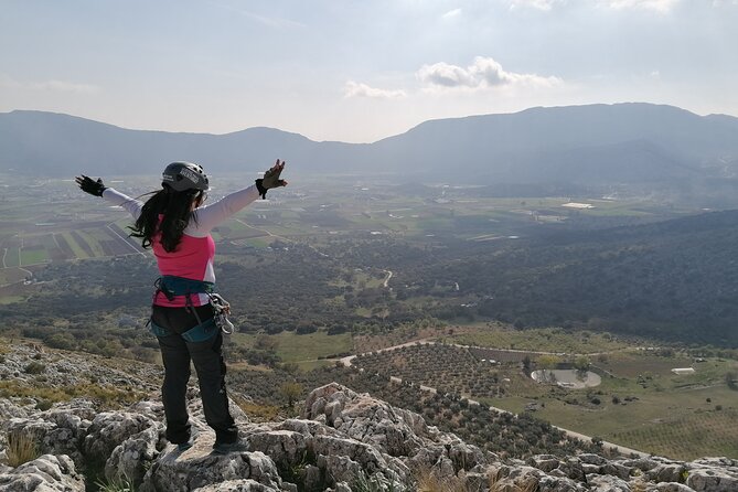Climbing the John Hogbin Via Ferrata with Lunch - The climbing route in detail: 550 meters, 175 meters, and real variety