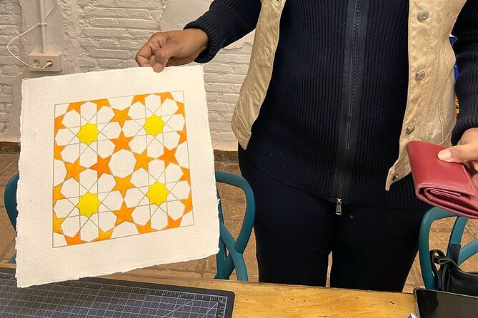 Drawing and Painting Class of Alhambra in Granada - Pencil and Compass Geometry You Can Actually Use