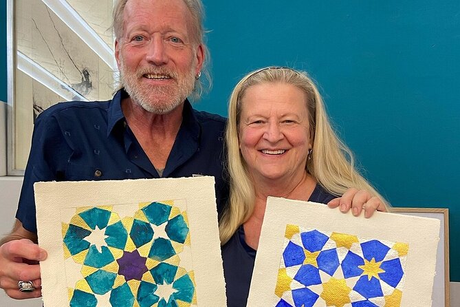 Drawing and Painting Class of Alhambra in Granada - Color Your Pattern With Water Colour or Gouache