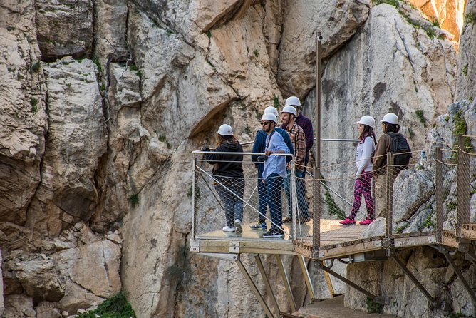 From Granada: Caminito del Rey Guided Tour & Guaranteed Tickets - The 100-meter moment: the Gorge Bridge crossing