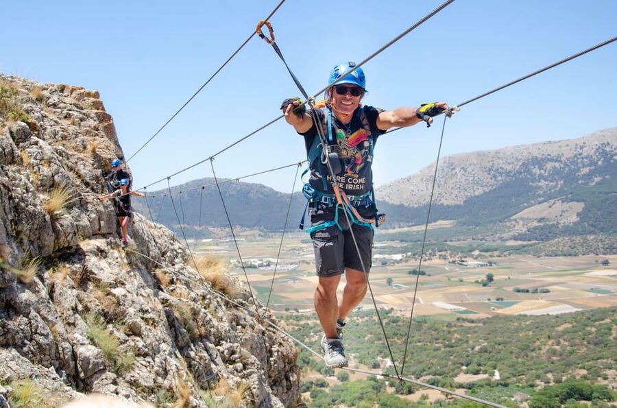 From Granada: Climb Zafarraya's 'Via Ferrata John Hogbin' - Hitting the right mix of challenge and views in Zafarraya