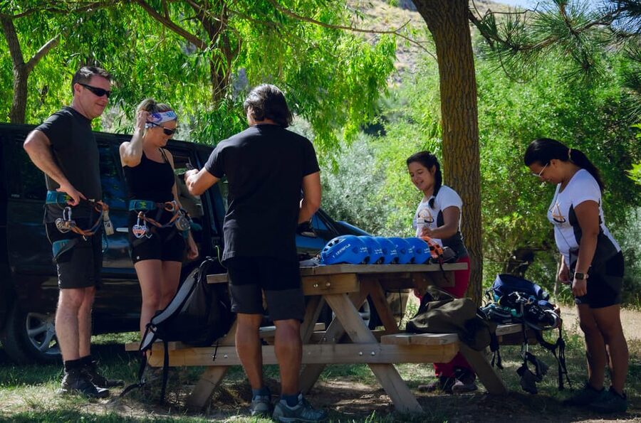 From Granada: Climb Zafarraya's 'Via Ferrata John Hogbin' - Safety briefing and high-quality gear, why the first 15 minutes matter