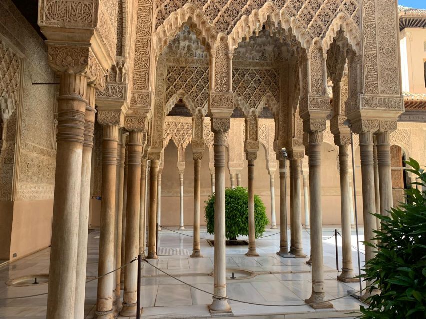Granada: Alhambra Complex Guided Tour with Ticket - Entering the Nasrid Palaces: art you can actually read