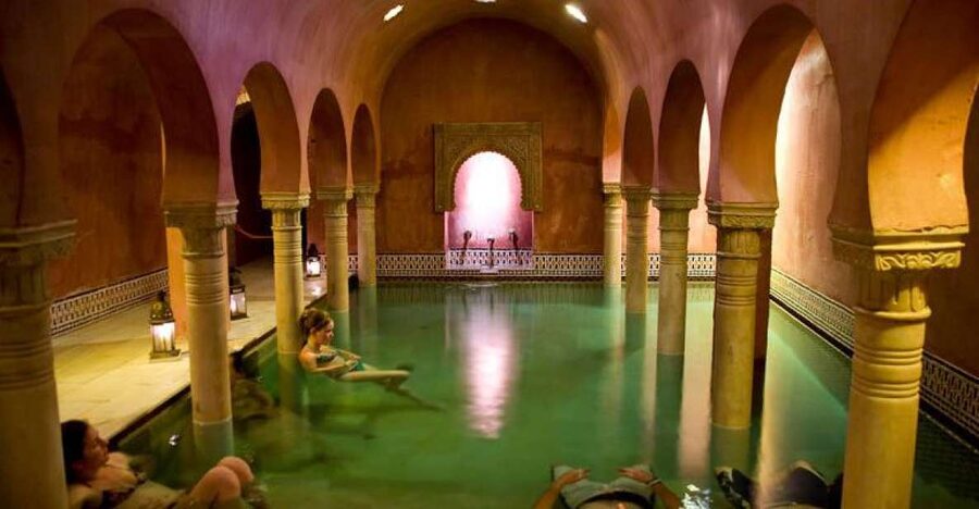 Granada: Alhambra Guided Tour and Arabian Bath and Massage - Hammam Al Andalus thermal baths (about 1.5 hours): what to expect from the ritual