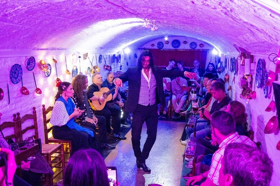 Granada: Authentic and intimate Flamenco Show with Snacks - Inside Cueva Flamenca La Comino in Albaicín