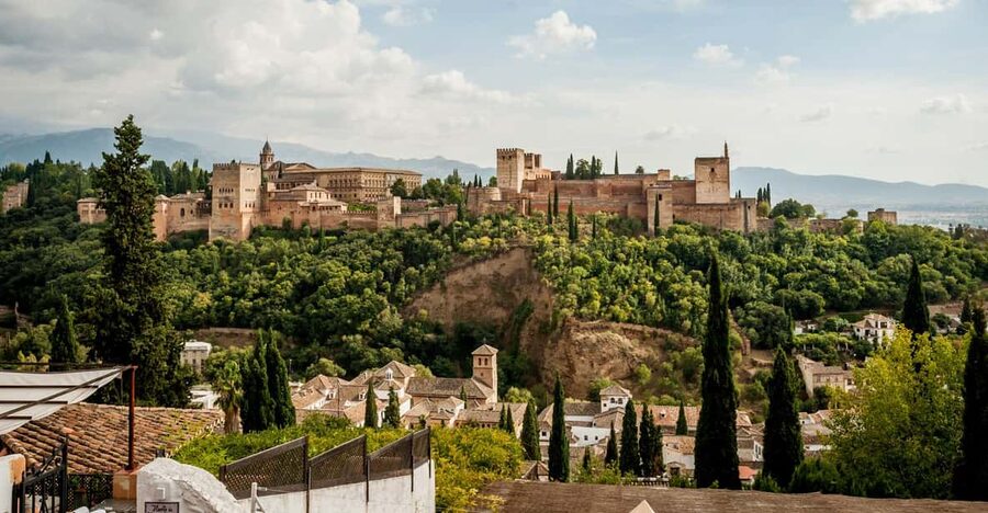 Granada: E-Bike Tour and Fast-Track Alhambra Ticket - Charles V Palace grounds: a shift in style you should notice