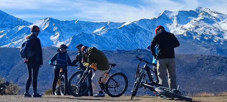 Sierra Nevada Small Group E-Bike Tour - The van ride up to Sierra Nevada National Park